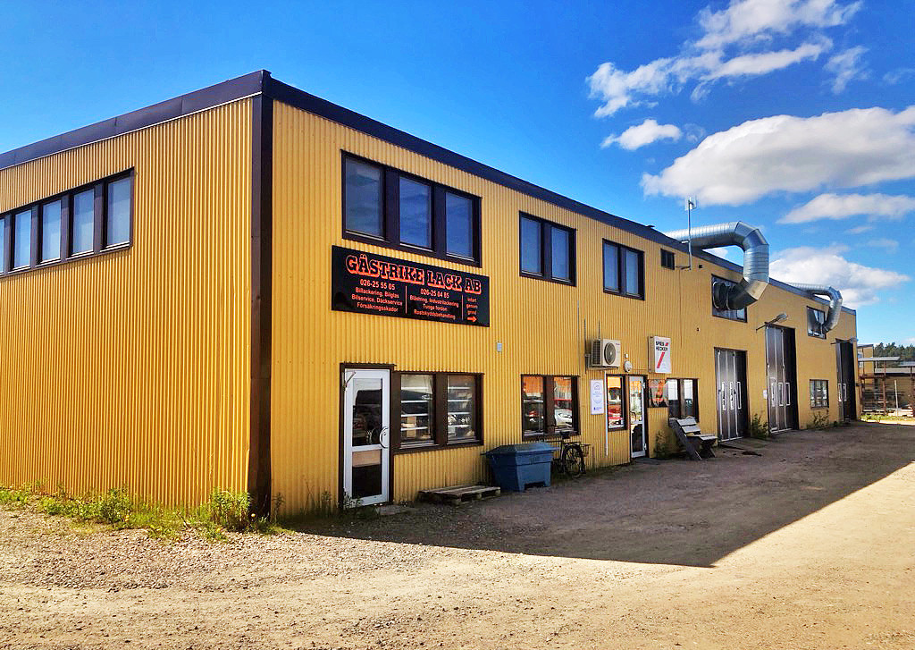 Välkommen till bilverkstaden Gästrike Lack i Sandviken.