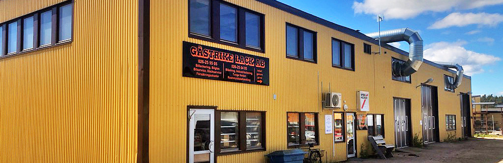 Gästrike Lack, bilverkstad i Sandviken.